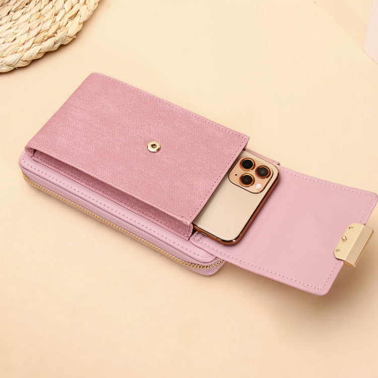 Women Shoulder Crossbody Bag Lock Small Square Bag Cell Phone Bag