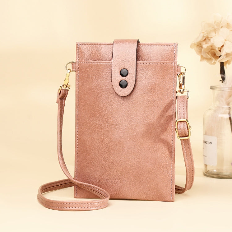 D012 Retro Shoulder Bag Simple Casual Vertical Mini Bag Cross-body Mobile Phone Bag