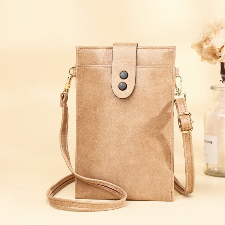 D012 Retro Shoulder Bag Simple Casual Vertical Mini Bag Cross-body Mobile Phone Bag