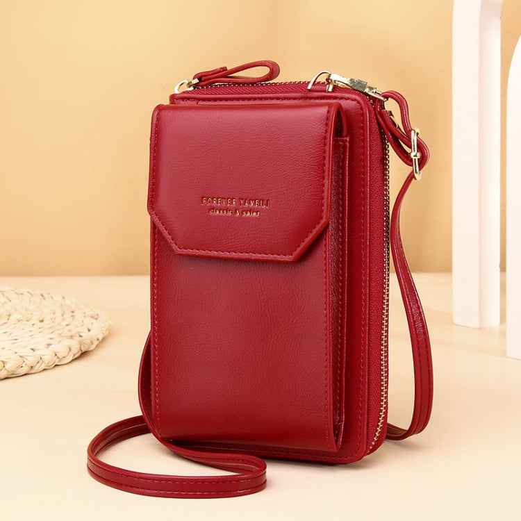 HX730 Women Wallet PU Leather Long Cell Phone Bag