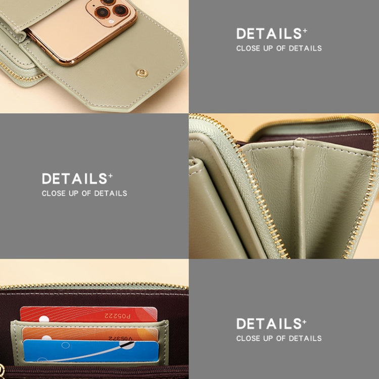 HX730 Women Wallet PU Leather Long Cell Phone Bag