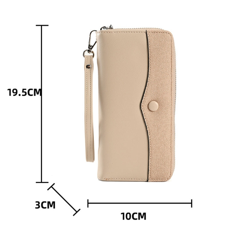 Women Purse Long Zipper Clutch Bag Large Capacity Cell Phone Bag