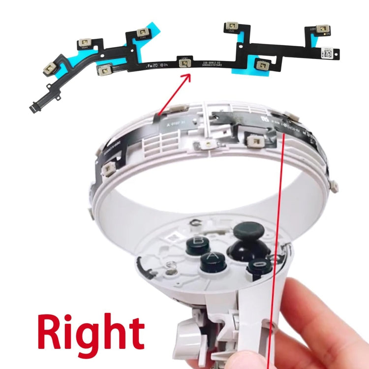 For Meta Quest 2 Locating Ring Flex Cable Right Without Light