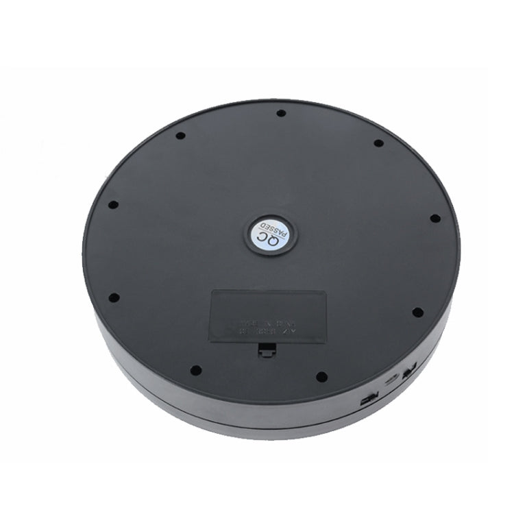 32cm Electric Turntable for Photography With Speed Direction Adjustment, Color: White Mirror