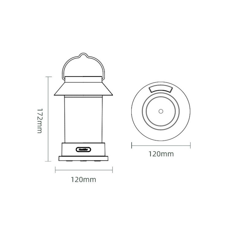Portable Retro Light Desktop Silent Humidifier