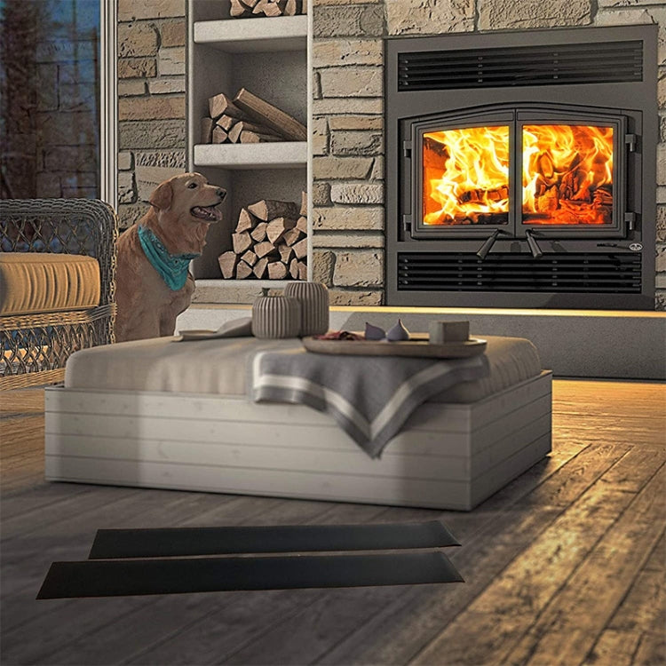 2 PCS Magnetic Fireplace Draft Stopper Fireplace Cover to Block Cold Air 91.44 x 15.24cm