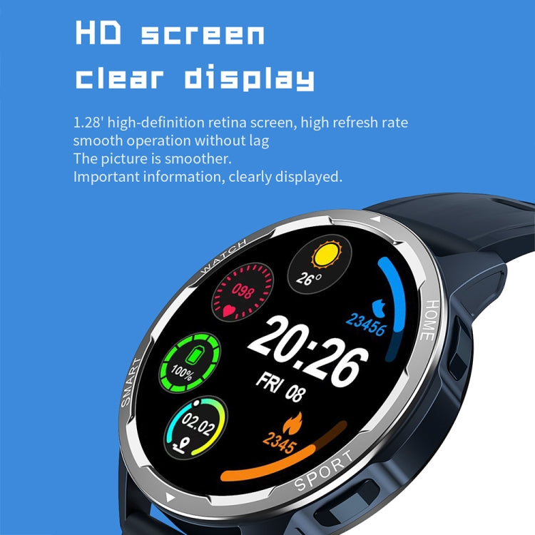 T5max 1.28 Inch Heart Rate/Blood Oxygen Monitoring Bluetooth Calling Smart Watch