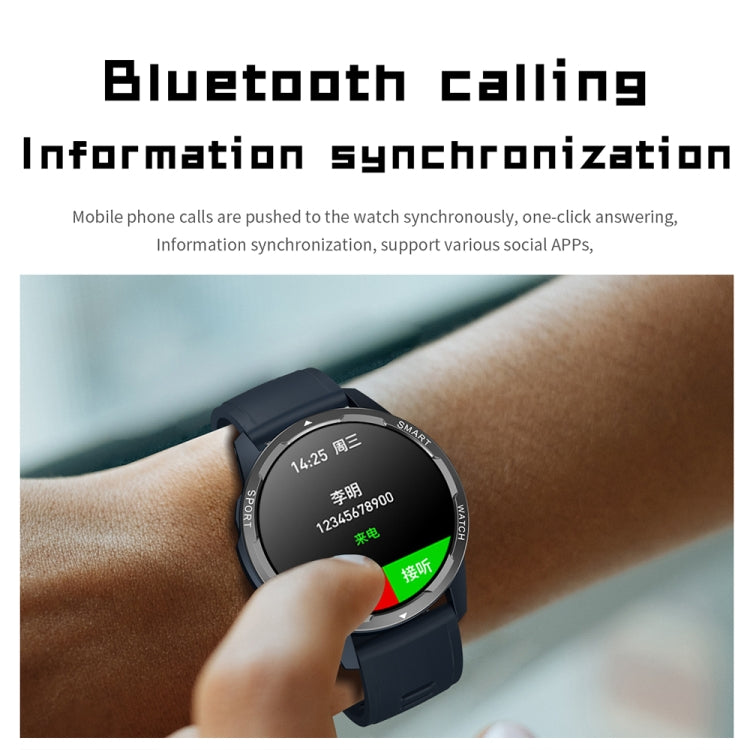 T5max 1.28 Inch Heart Rate/Blood Oxygen Monitoring Bluetooth Calling Smart Watch