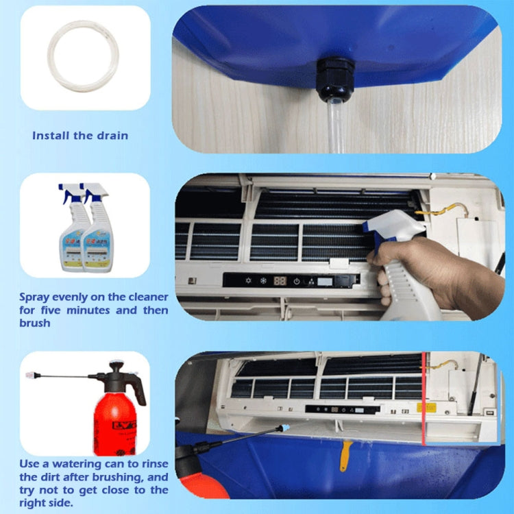6 In 1 Air Conditioner Cleaning Cover Portable Split Air Conditioning Cleaning Bag