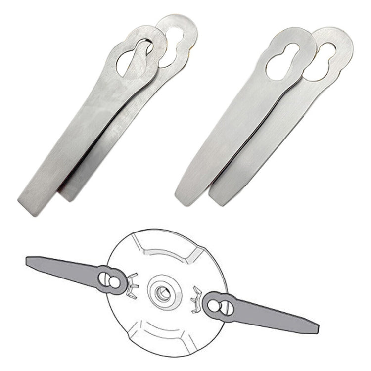 For Stihl Polycut 2-2  2pcs Replacement Trimmer Blade,Spec: B Type