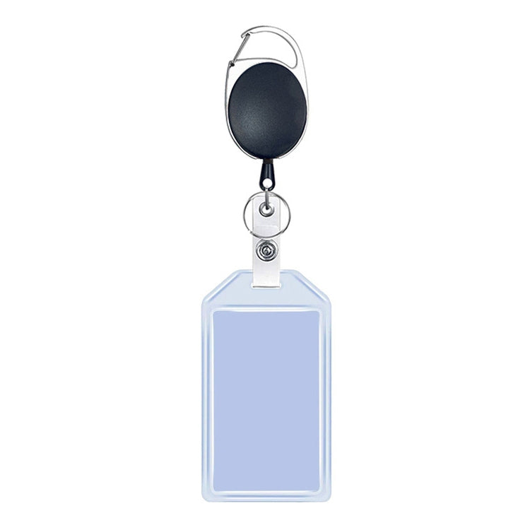2 PCS Multifunctional Retractable Waterproof Card Case Keychain Ring Card Sleeve