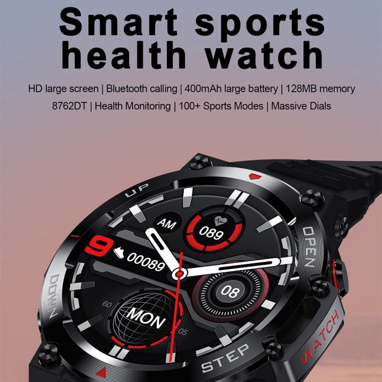 AK45 1.32 Inch Heart Rate/Blood Pressure Monitoring Smart Bluetooth Calling Watch