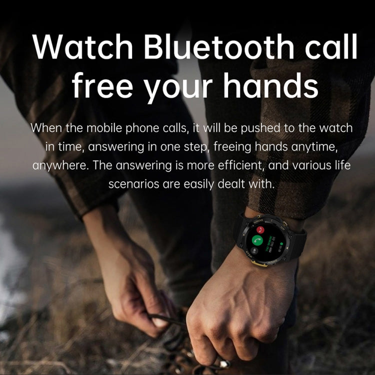 AK45 1.32 Inch Heart Rate/Blood Pressure Monitoring Smart Bluetooth Calling Watch