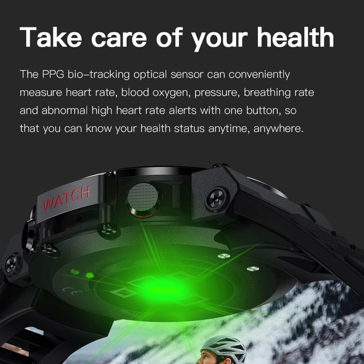 AK45 1.32 Inch Heart Rate/Blood Pressure Monitoring Smart Bluetooth Calling Watch