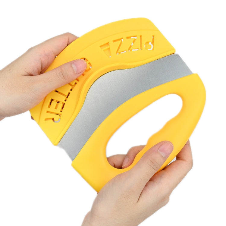 2 PCS Ring Stainless Steel Pizza Cut Knife Multi-Function Baking Tool(PP Packing)
