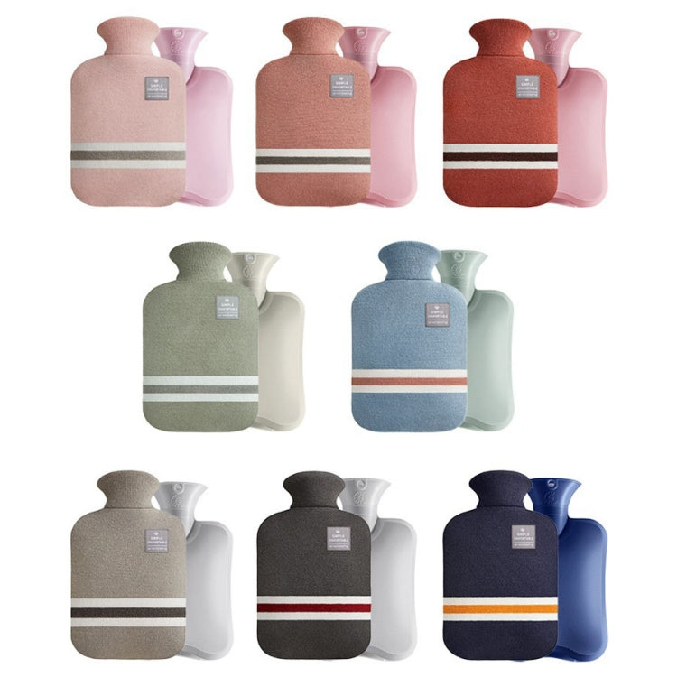 Large Explosion-proof Water-injected PVC Warm Water Bag, Spec: 1000ml (Dark Grey)