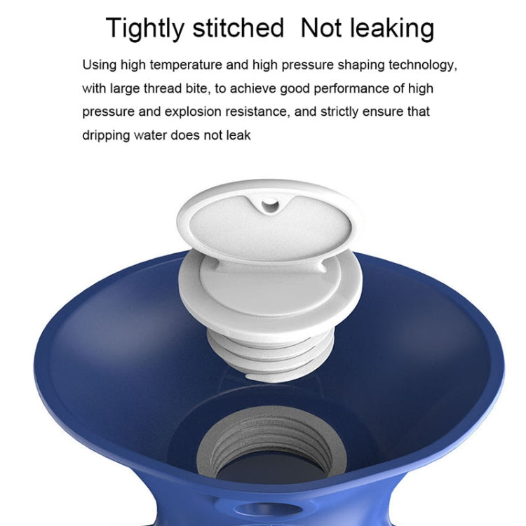 Large Explosion-proof Water-injected PVC Warm Water Bag, Spec: 1000ml (Dark Grey)