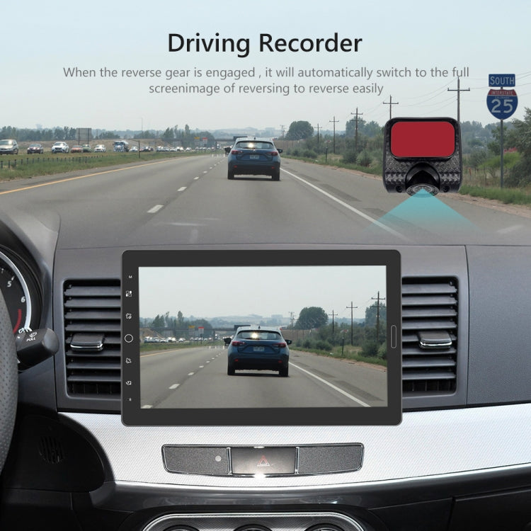 1310C 10.1 inch Car Full Screen Touch HD MP5 Wired Carplay Player, Style: Standard+12 Light Camera