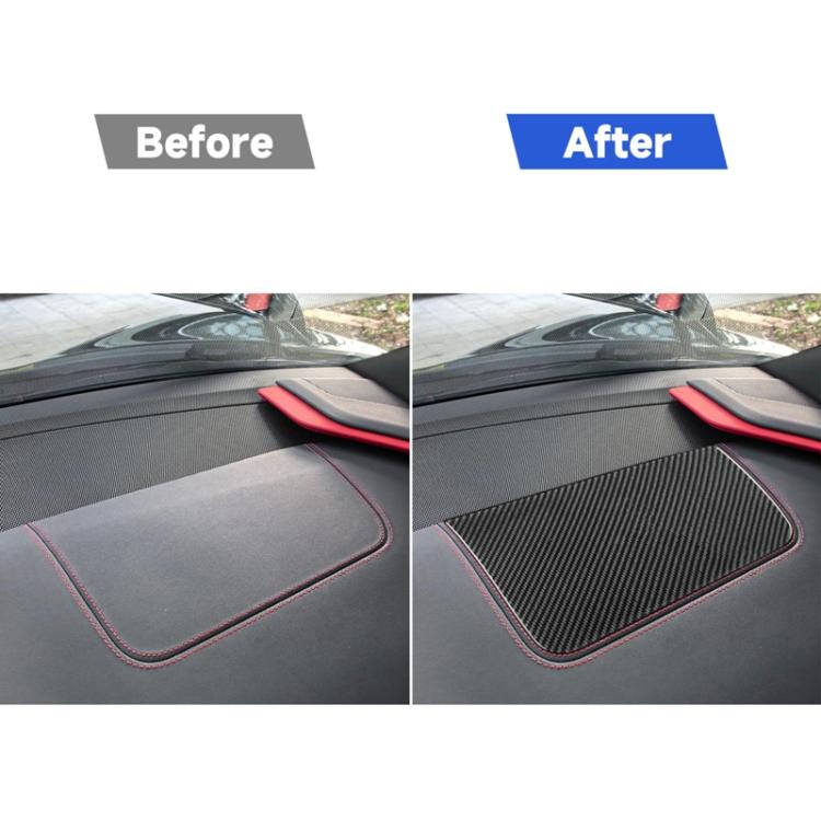 For Chevrolet Corvette C8 Left-Hand Drive Passenger Panel Sticker - Black