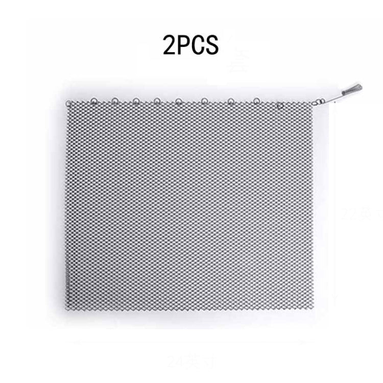 Fireplace Metal Mesh Screen Fireplace Screen To Prevent Sparks From Spilling Out 61x55.9cm