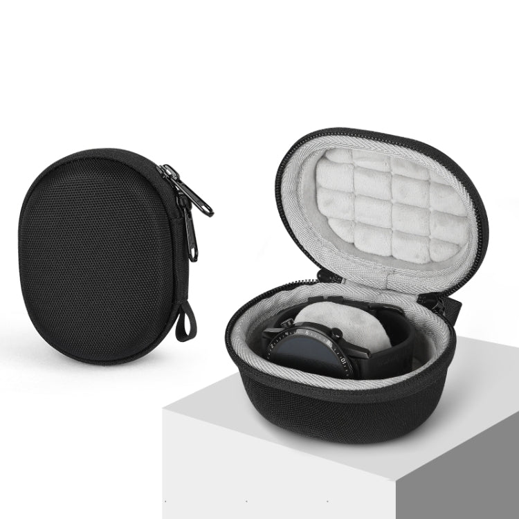 EVA Smartwatch Storage Case Universal Fleece Watch Storage Bag With Carabiner