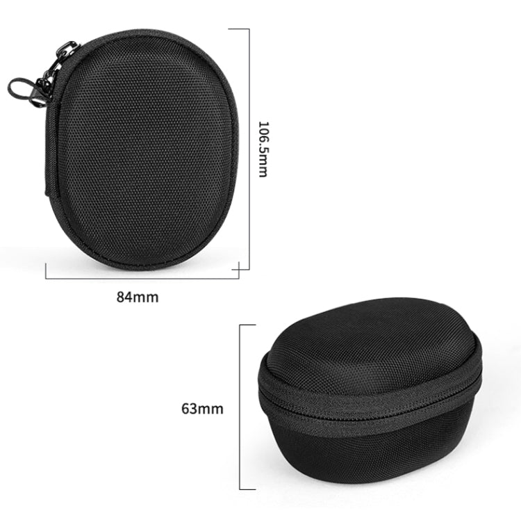 EVA Smartwatch Storage Case Universal Fleece Watch Storage Bag With Carabiner