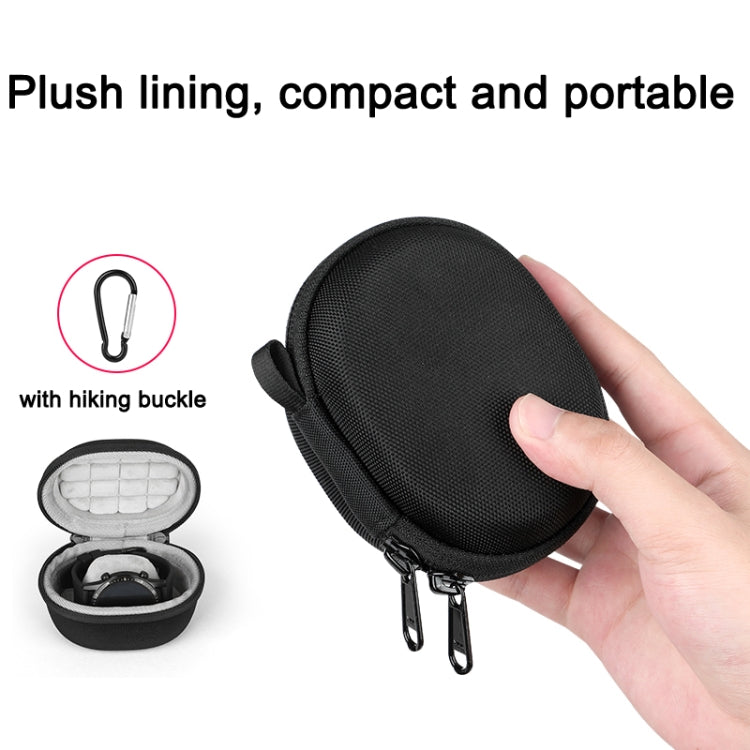 EVA Smartwatch Storage Case Universal Fleece Watch Storage Bag With Carabiner