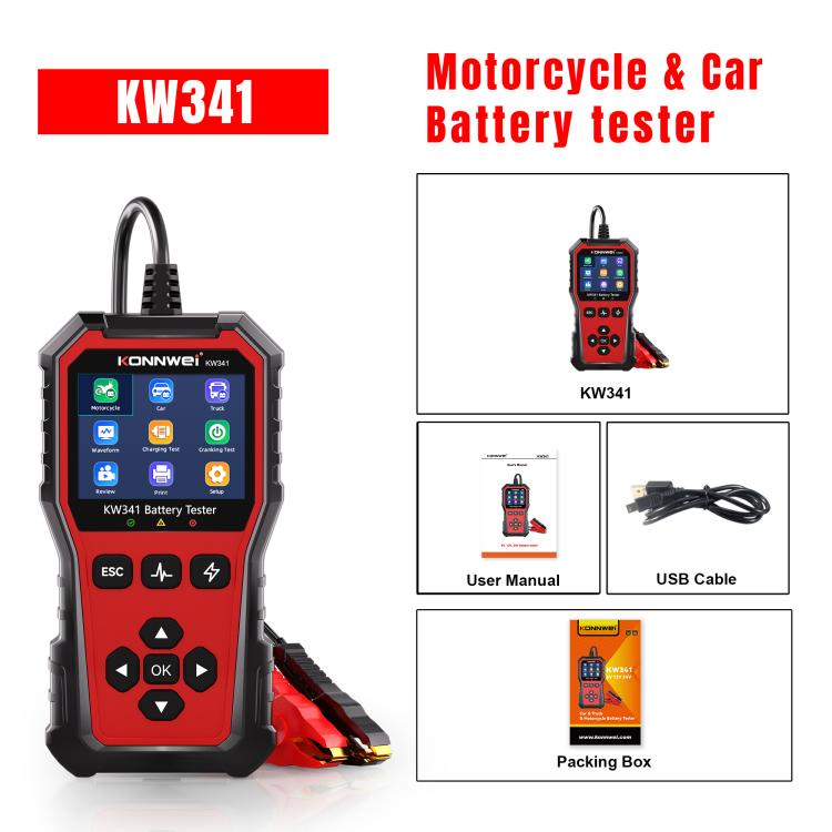 KONNWEI OBDII EOBD CAN Engine Code Reader Car Diagnostic Tool 13 Languages