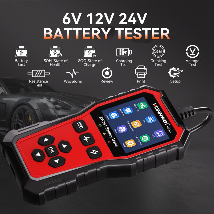 KONNWEI OBDII EOBD CAN Engine Code Reader Car Diagnostic Tool 13 Languages
