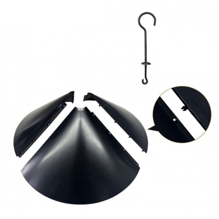 14 inch Spliced Squirrel Baffle Fence Bird Feeder Protective Cover