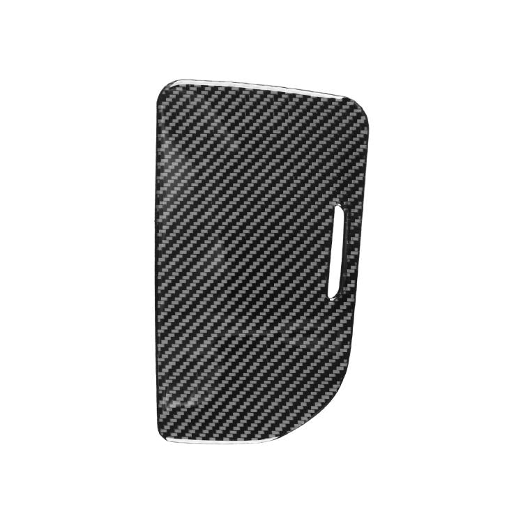 For Chevrolet Corvette C8 Right-Hand Drive Center Control Cup Cover Sticker - Black
