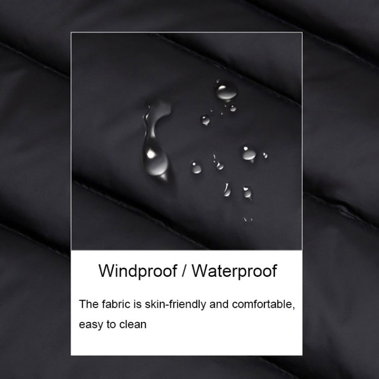 115x25cm Winter Neck Warm Waterproof Thickened Down Scarf, Spec: D