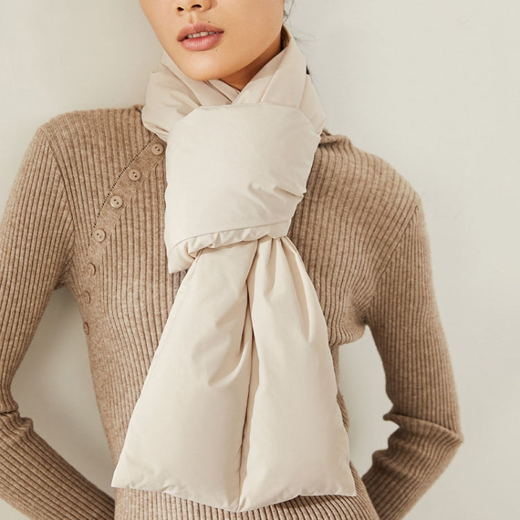 115x25cm Winter Neck Warm Waterproof Thickened Down Scarf, Spec: D