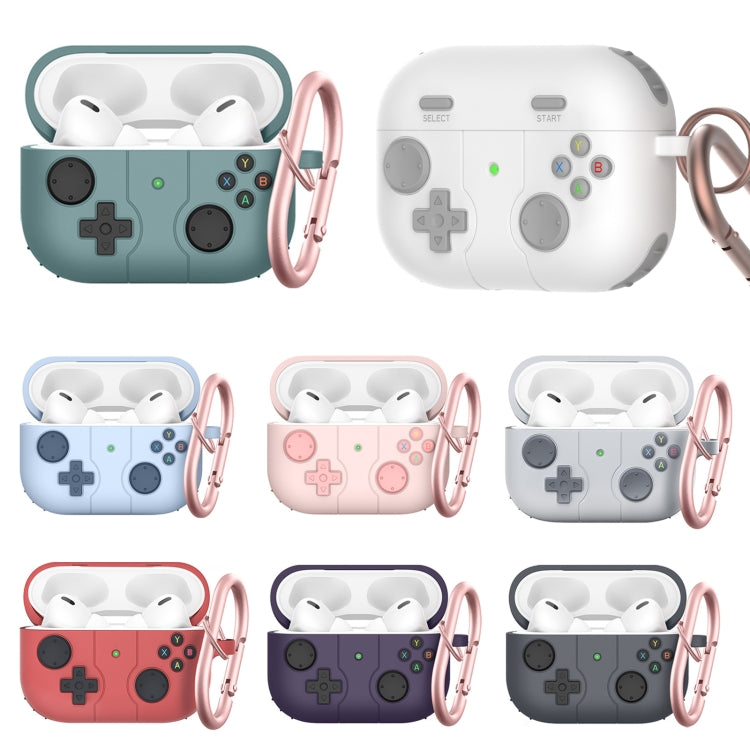 For Airpods Pro 2 Soft Shell Drop-proof Silicone Headphone Cover With Hook