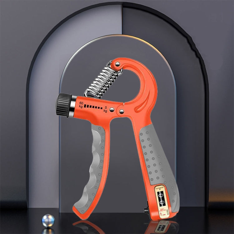 Fitness Exercise Arm Strength Machine Puller Finger Grip Strength Machine Mechanical Count-Orange