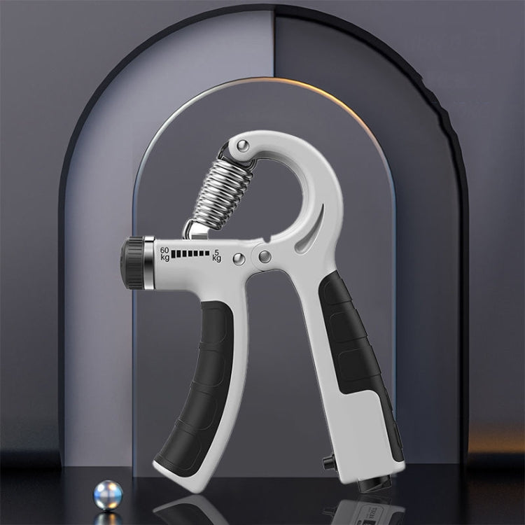 Fitness Exercise Arm Strength Machine Puller Finger Grip Strength Machine Rubber Cover-Gray