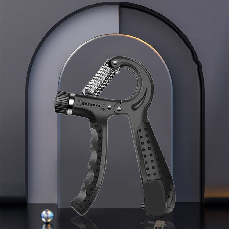 Fitness Exercise Arm Strength Machine Puller Finger Grip Strength Machine Rubber Cover-Black