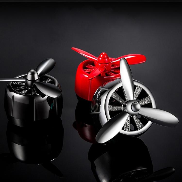 Car Air Outlet Perfume Aromatherapy Swivel Fan With Light