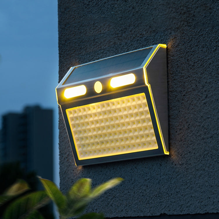 Outdoor Waterproof Lighting Solar LED Wall Lamp(112 LED)