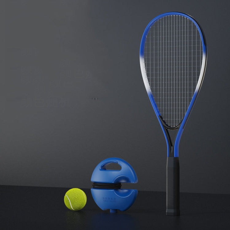 Tennis Racket Trainer Beginner Serve Rebound Tennis Racket Set Single(Racketx1+Basex1+Tennisx1)