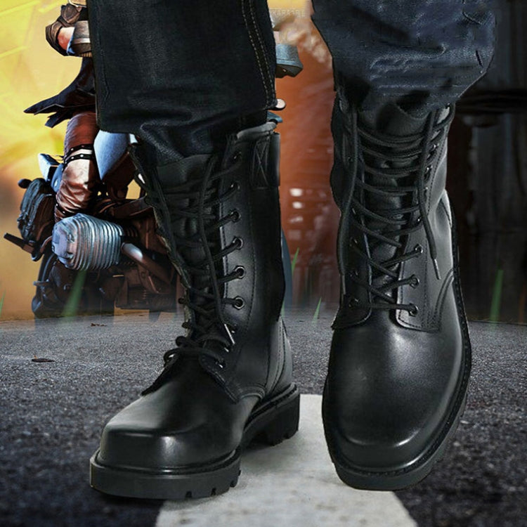 FB-001 Winter Outdoor Training Windproof and Warm Boots, Spec: Wool Steel Toe+Sole