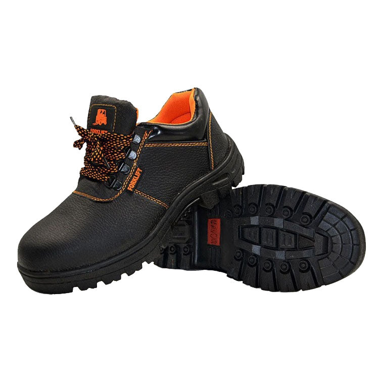 215 Microfiber Leather Anti-puncture Wear-resistant Work Shoes Smash-proof Oil-resistant Safety Shoes, Spec: Low-top (42)