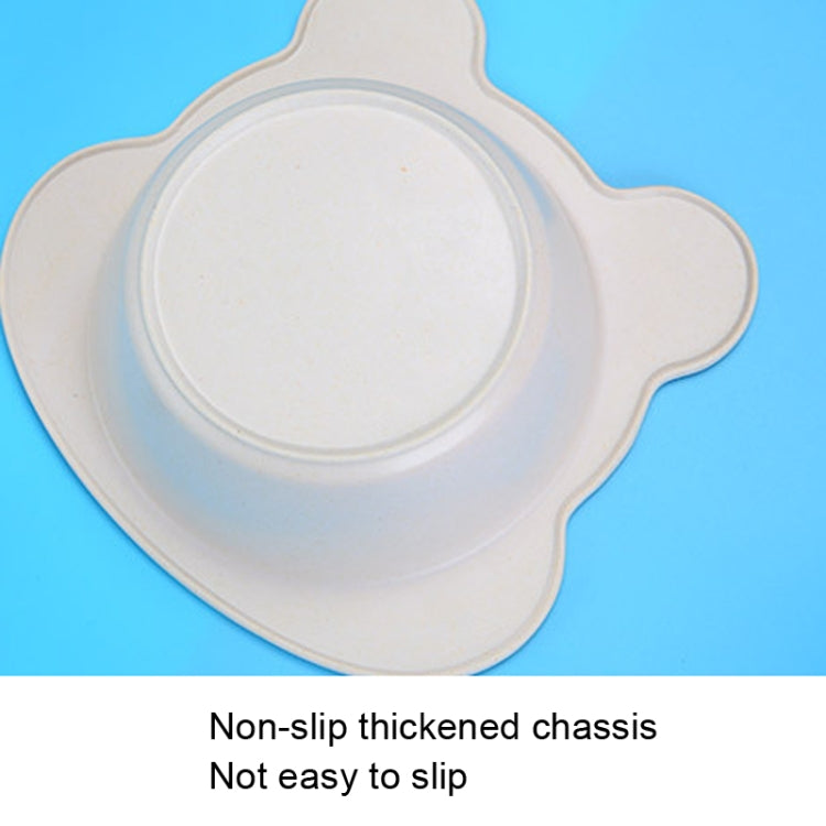 HY-019 Cartoon Animal Shape Bamboo Fiber Children Tableware Bowl, Style: Butterfly