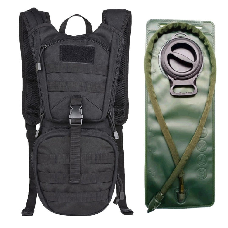 Outdoor Sports Cycling Water Bag Multifunctional Backpack, Color: Large Diameter Water Tank+Black
