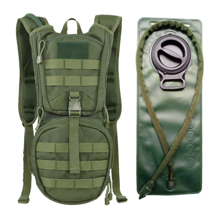 Outdoor Sports Cycling Water Bag Multifunctional Backpack, Color: Large Diameter Water Tank+Green