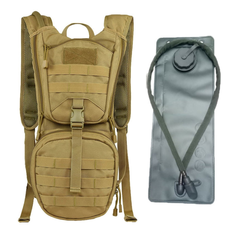 Outdoor Sports Cycling Water Bag Multifunctional Backpack, Color: Small Diameter Water Tank+Khaki