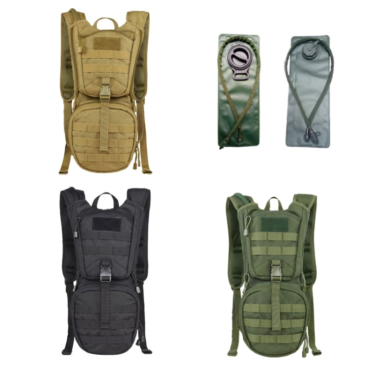 Outdoor Sports Cycling Water Bag Multifunctional Backpack, Color: Small Diameter Water Tank+Black