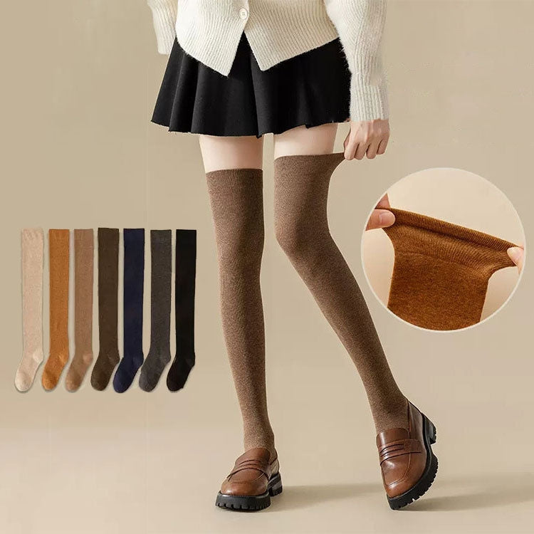 Autumn and Winter Skin-friendly Combed Cotton Compression Stockings