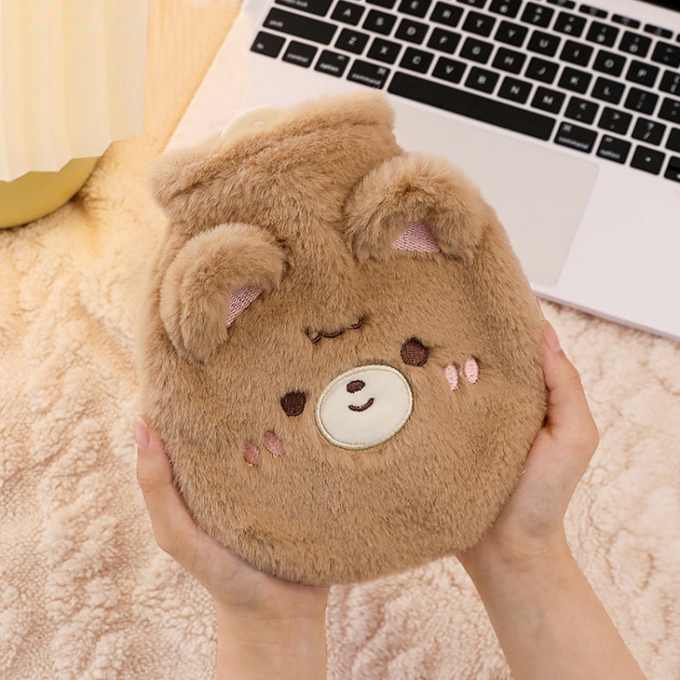 Cute Cartoon Plush Hot Water Bags Large Capacity Hand Warmers