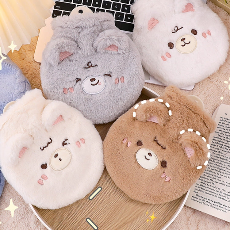Cute Cartoon Plush Hot Water Bags Large Capacity Hand Warmers